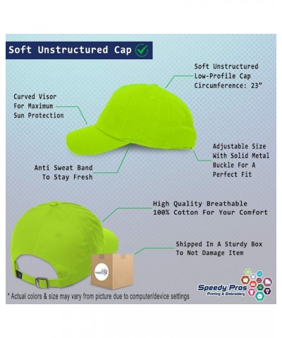 Soft Baseball Cap I'll Bring The Boat Cotton Dad Hats for Men & Women Lime $15.00 Baseball Caps