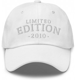 Limited Edition 2010 Hats Birthday Gift for Men Women (Embroidery Dad Cap) White $20.21 Baseball Caps