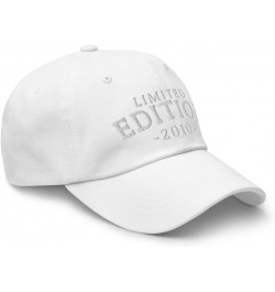 Limited Edition 2010 Hats Birthday Gift for Men Women (Embroidery Dad Cap) White $20.21 Baseball Caps