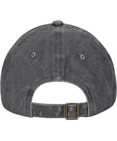 Denim Hats Baseball Cap for Women Men Adjustable Vintage Hats Low Profile Dad Hat Black Deep Heather $10.29 Baseball Caps