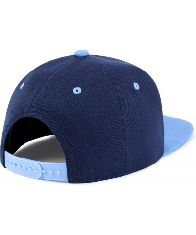 Roller Coaster Hip-Hop Snapback Hat Embroidered Baseball Cap Tycoon 41. Navy/Light Blue $11.99 Baseball Caps