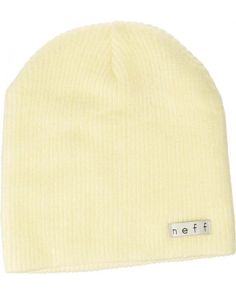 Daily Heather Beanie Hat for Men and Women Ivory $8.54 Skullies & Beanies