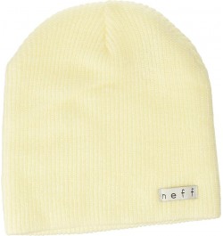 Daily Heather Beanie Hat for Men and Women Ivory $8.54 Skullies & Beanies