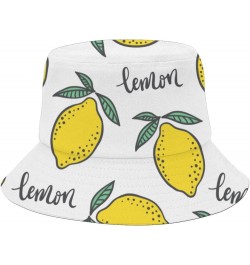 Cool Bucket Hat Lemon Bucket Hats Fruit Funny Hat Golf Accessories for Camping Must Haves Scandinavian 5 $11.82 Bucket Hats