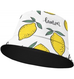 Cool Bucket Hat Lemon Bucket Hats Fruit Funny Hat Golf Accessories for Camping Must Haves Scandinavian 5 $11.82 Bucket Hats