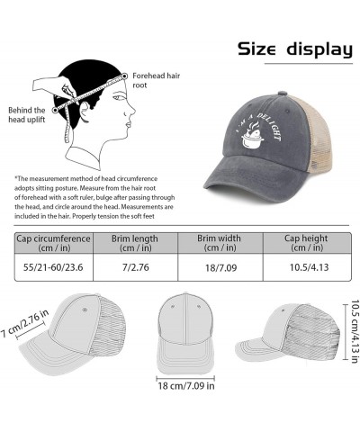 I'm A Delight Hat for Men Fashion Funny Sarcastic Cycling Caps Men AllBlack Cap Fashion Unique Gifts for New Job Gray01 $10.1...