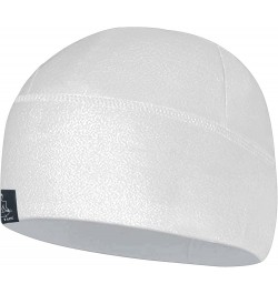 Tactical Fleece Watch Cap Beanie – Skull Cap Fleece Hat - Mens & Women Pure White $9.33 Skullies & Beanies