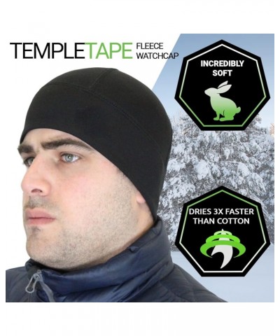 Tactical Fleece Watch Cap Beanie – Skull Cap Fleece Hat - Mens & Women Pure White $9.33 Skullies & Beanies