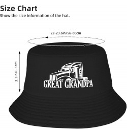 Bucket Hats Fashion Sun Cap Packable Outdoor Fisherman Hat for Women and Men World's Best Grandpa Bucket Hats Great Grandpa B...