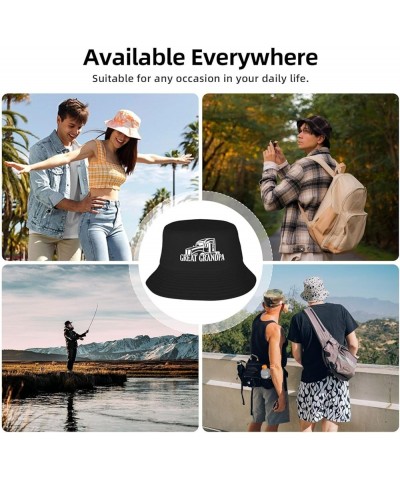 Bucket Hats Fashion Sun Cap Packable Outdoor Fisherman Hat for Women and Men World's Best Grandpa Bucket Hats Great Grandpa B...