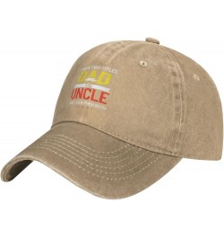 Hat I Have Two Titles Dad and Uncle Cap for Men Baseball Caps Cute Cap Natural $10.95 Cowboy Hats