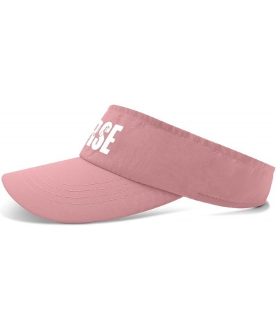 Trendy Sun Visor Hats Sun Visor Hat Stethoscope Nurse Vector Snake Nurse Sun Hats for Adult Stylish Fishing Pink $10.07 Visors