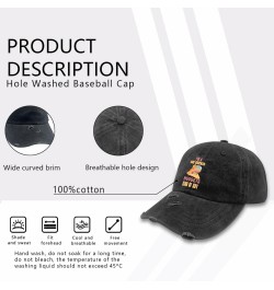 I'm a Chicken Nuggets Hats for Men Washed Distressed Baseball Cap Cool Washed Hiking Hats Breathable $8.50 Baseball Caps