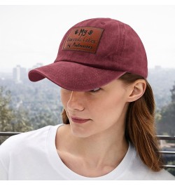 My Favorite Color is Autumn Hats Retro Sun Cap Gifts for Men Who Like Engraved,Workout Caps Suitable for Deep Rose $13.91 Cow...