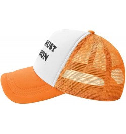 Never-Trust A Mormon-Trucker Hat Funny Hats Men Women Foam Baseball Caps Crazy Redneck Party Gifts Orange Trucker Hats Funny ...