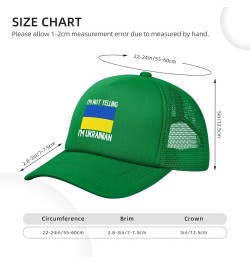 I'm Not Yelling I'm Ukrainian Men's Baseball Cap Classic Dad Hat Adjustable Green $11.21 Baseball Caps