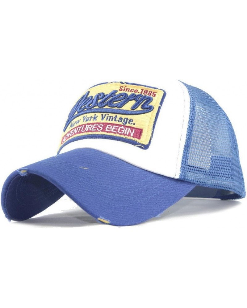 Mens and Womens Summer Fashion Casual Sunscreen Baseball Caps Cap Hats Tires Hat Blue-2 $11.76 Baseball Caps