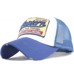 Mens and Womens Summer Fashion Casual Sunscreen Baseball Caps Cap Hats Tires Hat Blue-2 $11.76 Baseball Caps