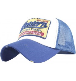 Mens and Womens Summer Fashion Casual Sunscreen Baseball Caps Cap Hats Tires Hat Blue-2 $11.76 Baseball Caps