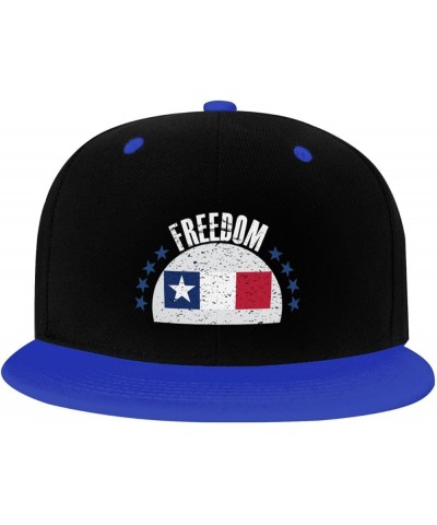 The Texas Dodson Flag and Freedom Snapback Hat for Men Women Baseball Cap Trucker Flat Bill Hats Dad Caps Blue $13.57 Basebal...