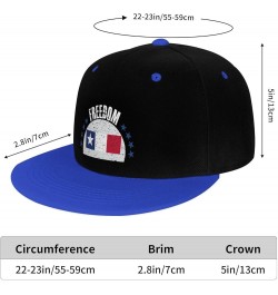 The Texas Dodson Flag and Freedom Snapback Hat for Men Women Baseball Cap Trucker Flat Bill Hats Dad Caps Blue $13.57 Basebal...