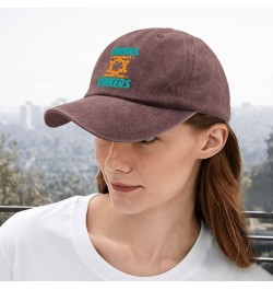 Unions antitheft Device for workeers Baseball Cap Vintage hat Golf hat Gifts for Boyfriends Golf Cap Wine Red $10.62 Sun Hats