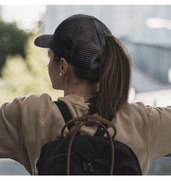 Custom Womens Ponytail Cap Montana State USA America Embroidery Cotton Black Design Only $12.60 Baseball Caps