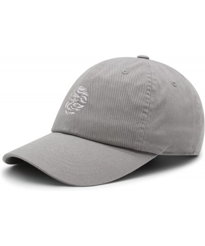 Zeus Premium Dad Hat Embroidered Baseball Cap Greek Light Gray $9.99 Baseball Caps