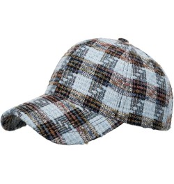 Fashion Women Men Sport Plaid Print Breathable Beach Baseball Cap Hip Hop Hat Sun Hat Nylon Running Hat Blue $7.83 Baseball Caps