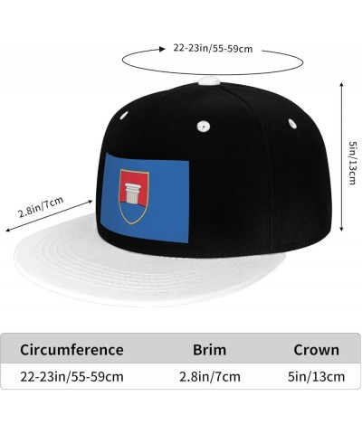 Flag of The Carinthian Slovenes Snapback Hat for Men Women Baseball Cap Trucker Flat Bill Hats Dad Caps White $13.09 Baseball...