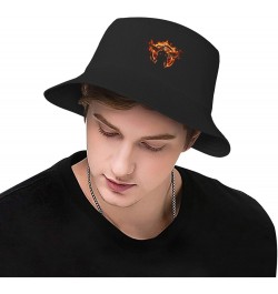 The Hunger and Games Adult Fisherman Hat Unisex Fashion Print Bucket Hat Summer Beach Sun Cap Outdoor Black $11.71 Bucket Hats