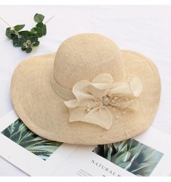 Women Tea Party Church Cocktail Fascinator Hats Black Church Hats Green Wedding Bowler Hats 5-yellow $9.53 Sun Hats