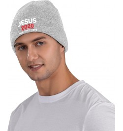 Jesus 2024 Our Only Hope Beanie Hat Men Women Knit Winter Cap Gray $12.57 Skullies & Beanies