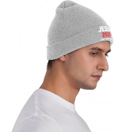 Jesus 2024 Our Only Hope Beanie Hat Men Women Knit Winter Cap Gray $12.57 Skullies & Beanies