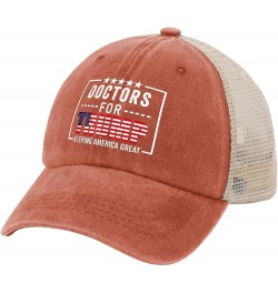 Trump Hats Doctors for Trump Hat for Women Men AllBlack Outdoor Hats Cowgirl Hats Sun Hat Sun Hat Fishing Saffron $12.41 Cowb...