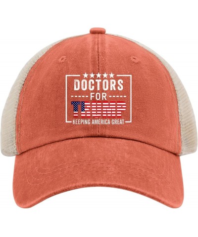 Trump Hats Doctors for Trump Hat for Women Men AllBlack Outdoor Hats Cowgirl Hats Sun Hat Sun Hat Fishing Saffron $12.41 Cowb...