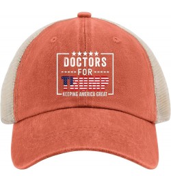 Trump Hats Doctors for Trump Hat for Women Men AllBlack Outdoor Hats Cowgirl Hats Sun Hat Sun Hat Fishing Saffron $12.41 Cowb...