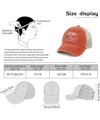 Trump Hats Doctors for Trump Hat for Women Men AllBlack Outdoor Hats Cowgirl Hats Sun Hat Sun Hat Fishing Saffron $12.41 Cowb...