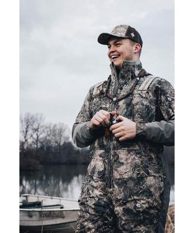 Men's Camo Hunting W/Patch | Adjustable Mesh Back Cap Mossy Oak Migrate Camo - Patch $12.90 Baseball Caps