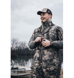 Men's Camo Hunting W/Patch | Adjustable Mesh Back Cap Mossy Oak Migrate Camo - Patch $12.90 Baseball Caps