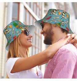 Unisex Pineapple Bucket Hat Beach Sun Hat Aesthetic Fishing Hat for Men Women Teens Sun Hats Pattern (12) $10.57 Sun Hats