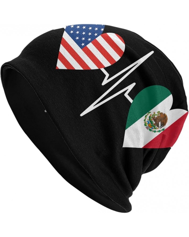 America Tigray Region Flag Beanie Hat for Men/Women Elasticity Winter Skull Cap Warm Soft Knit Hat America Mexico Flag $10.82...