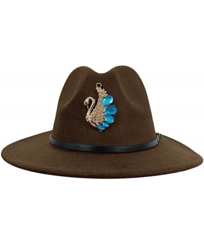 Men's and Women's Spring Fedora Hat Sun Hat Accessories Jazz Hat 8 $17.22 Fedoras