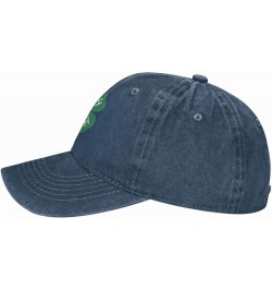 4-H Clover Baseball Cowboy Hat Adjustable Trucker Hat Navy Blue $14.60 Baseball Caps