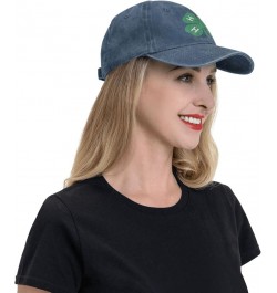 4-H Clover Baseball Cowboy Hat Adjustable Trucker Hat Navy Blue $14.60 Baseball Caps