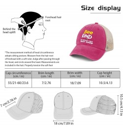 Be Kind Its Not That Hard Hat Mens Cute Hat for Women AllBlack Cap Funny Unique Gifts for New Job Pink $10.10 Skullies & Beanies