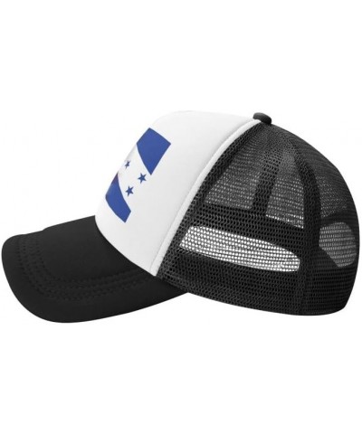 Flag of Honduras and USA Flag-Trucker Hats Denim Hats Cowboy Knit hat Baseball Caps Fisherman's hat Black $14.92 Baseball Caps