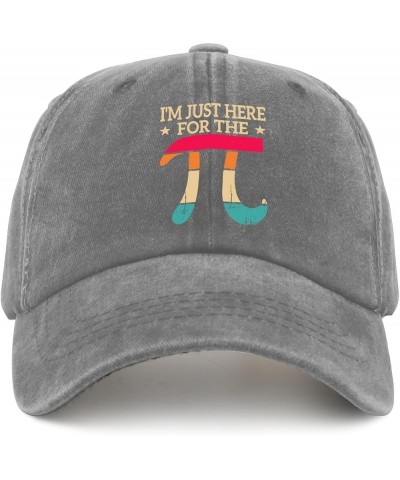 I'm Just Here for The Pi Trucker Hat Music Hat Pigment Black Mens Beach Hat Gifts for Grandpa Sun Caps Pigment Gray $9.50 Sun...