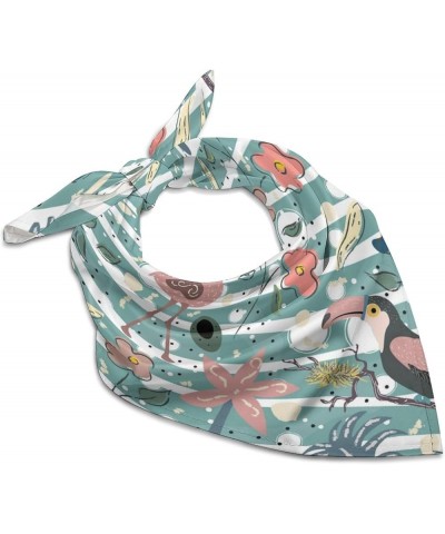 Head Scarf for Women Men Vintage Bandanas Satin Hair Scarf Silk Wrap Neck Square Scarves Pattern (735) $8.15 Scarves