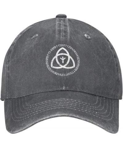 Algiz Rune Baseball Caps Mans Women Baseball Hats Adjustable Washable Baseball Hats Deep Heather $13.36 Cowboy Hats